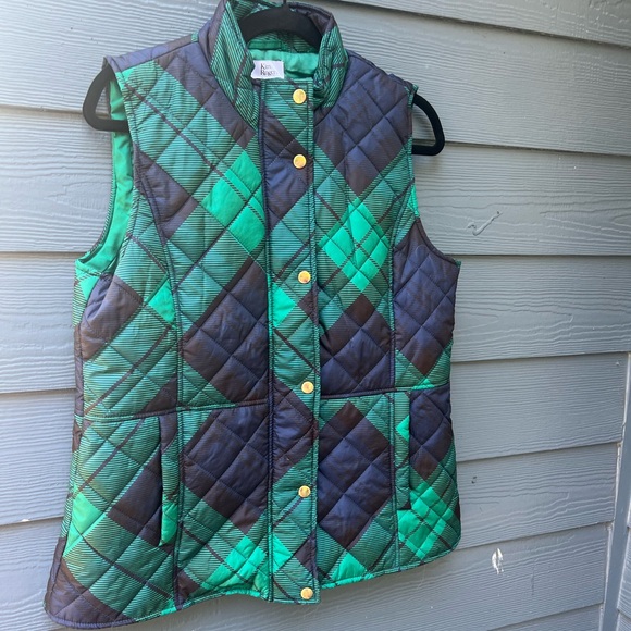 Puffer Plaid Vest - Picture 2 of 12